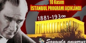 İstanbul Atatürk’ü Anma Programı