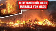 Kastamonu’nun Araç Mendik Köyü’nde Yangın, 9 Ev Yandı