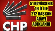 CHP Yeni Adaylar Açıkladı: 5 Büyükşehirde Devam