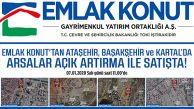 Emlak Konut Ataşehir, Başakşehir, Kartal’da Arsa Satıyor