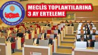 Kovid Belediye ve İl Genel Meclisi Toplantılarını Erteletti