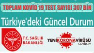 Türkiye’de Toplam Test 307 Bini, Kovid Tanısı 47 bini Geçti