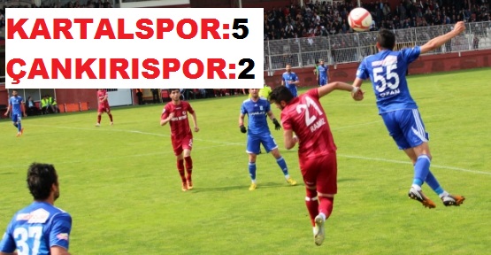 Çankırıspor 2. Ligdeki Son Maçında Kartal’a 5 – 2 yenildi