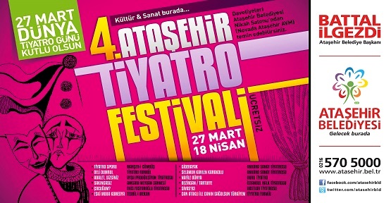 4. Ataşehir Tiyatro Festivali Başlıyor