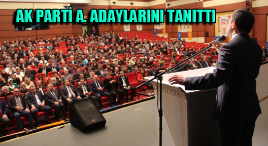 Ak Parti Ataşehir’de Aday Adaylarını Tanıttı