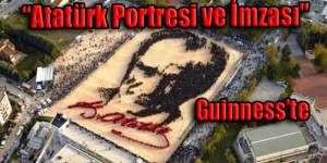 Anıtkabir’deki “Atatürk Portresi ve İmzası” Guinness’e Girdi