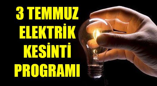 3 Temmuz’da Ataşehir ve İstanbul’da Elektrik Kesintisi