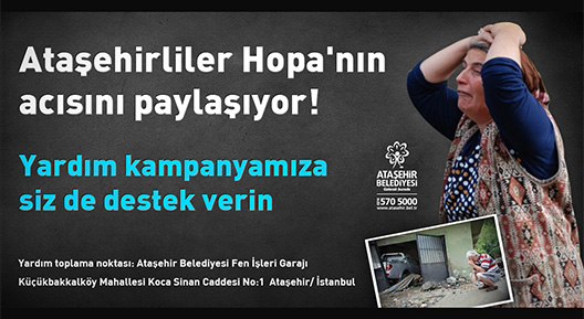 Ataşehir’den Hopa’ya yardım kampanyası