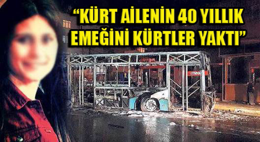 Ataşehir’de Otobüsü Yakılan HDP’li Kızın İsyanı