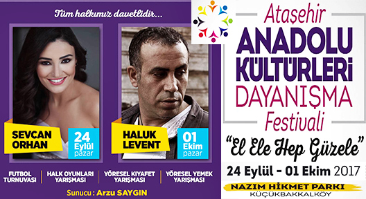 Ataşehir Anadolu Kültürleri Dayanışma Festivali Başlıyor