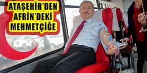 Ataşehir’den Afrin’deki Mehmetçiğe ‘Kan Bağışı’ Desteği