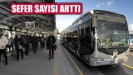 İstanbul’da Metrobüs Seferleri Arttırıldı