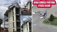 Ataşehir’de Kısa Süreli Etkili Olan Fırtına Direkleri Devirdi