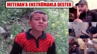 Erzurumlu Metehan’ın Videosuna Enstrümanla Eşlik Ettiler
