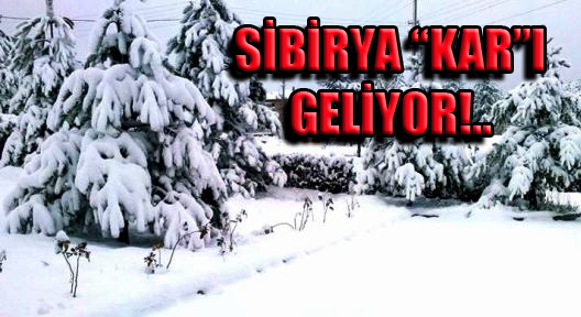 İstanbul’a Sibirya’dan Kar Geliyor!