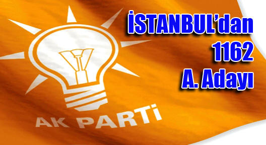 AK Parti’den İstanbul’da 1165 Aday Adayı