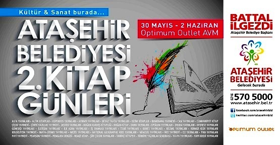 Ataşehir Belediyesi 2. Kitap Günleri 30 Mayıs’ta başlıyor